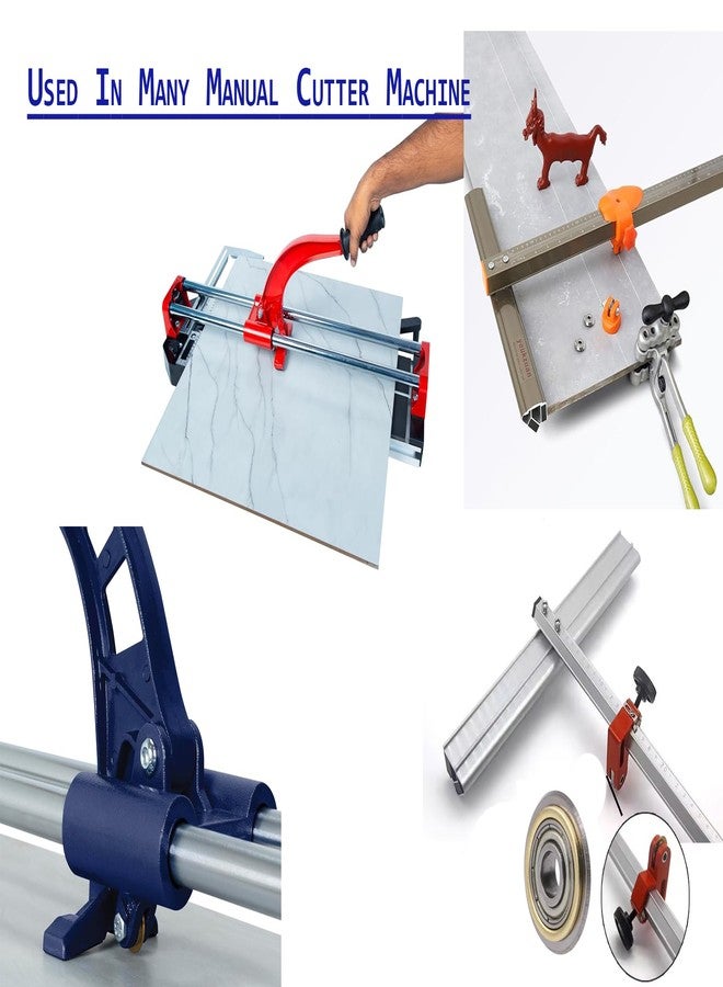 XSteez Tile Cutter Scoring Wheel 22 mm Tile cutter replacement wheel Bolt and Lock Nut Vitrified Tiles Tungsten Carbide Premium Quality Tile Cutting Wheel Manual Tile Cutters for Cutting Ceramic - Image 5